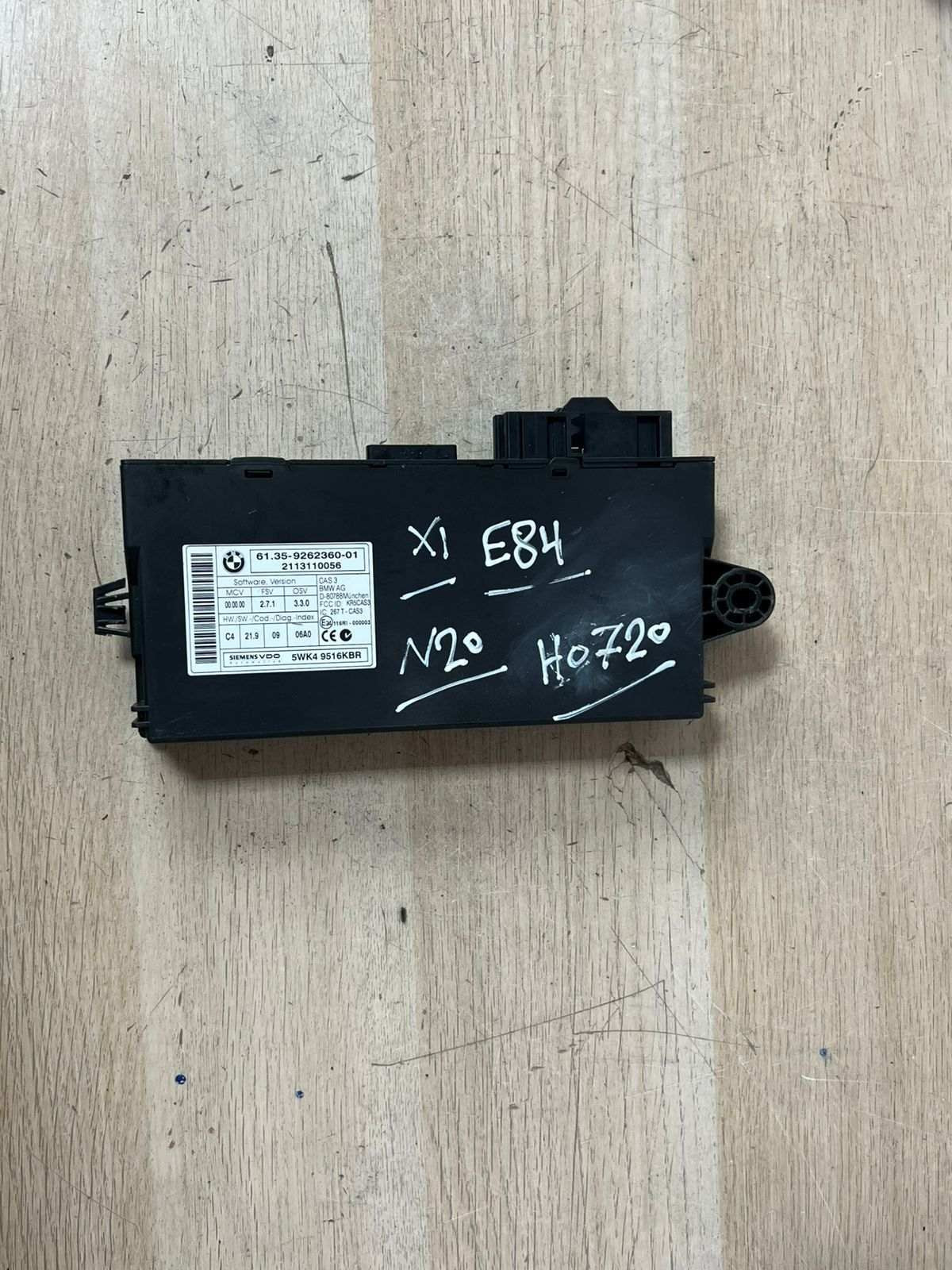 BMW X1 20iX E84 2011 N20 ENGINE CONTROL UNIT ECU+CAS3+KEY FULL KIT 7629006