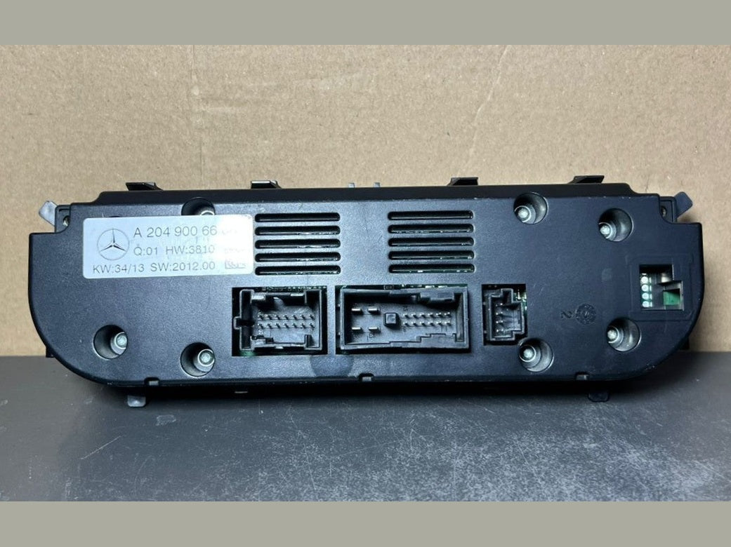 10-14 Mercedes-Benz W204 C-Class A/C Heater Climate Control Panel A204 9006608