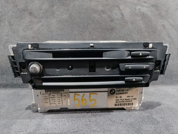 BMW 1 3 6 E64 E70 X5 X6  STEREO RECEIVER CD DISC PLAYER HEAD UNIT CCC - 9117565