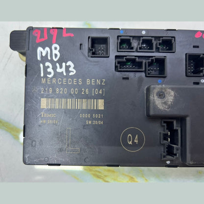 2006 Mercedes-Benz CLS500 Front Left Door Control Module A2198200026 W219 CLS 