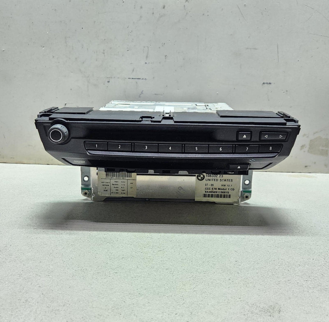 2006-2013 BMW X5 Navigation Radio Head Unit 9191568 X5 E70 and X6