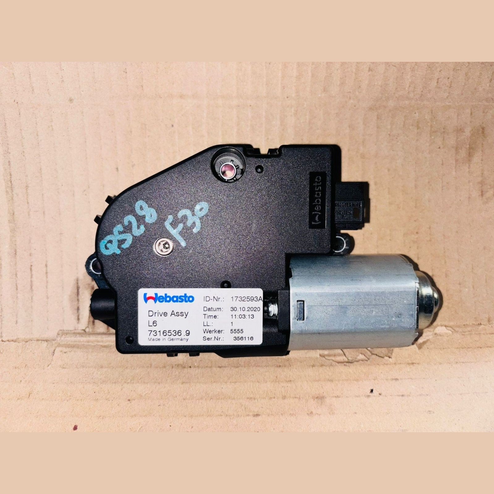 Bmw 3 series F30 Sunroof Window Control Module unit 7316536