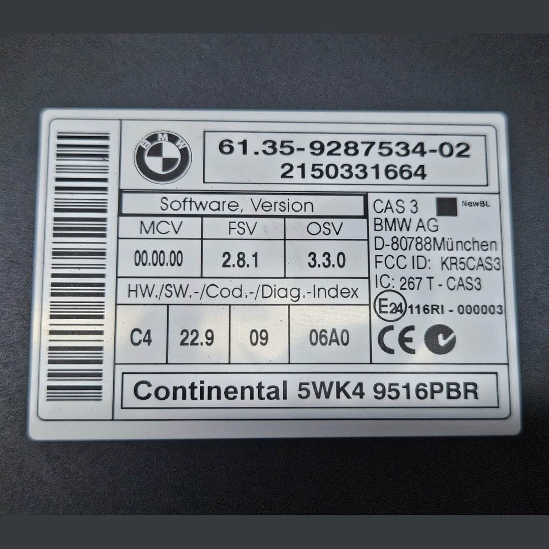 2012-2016 BMW X1 E84 RHD N20 Engine Control Unit ECU SET 8631727 OEM