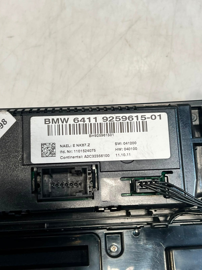 2012-2014 BMW X3 F25 X4 F26 A/C Climate Control PANEL Unit 9259615 OEM