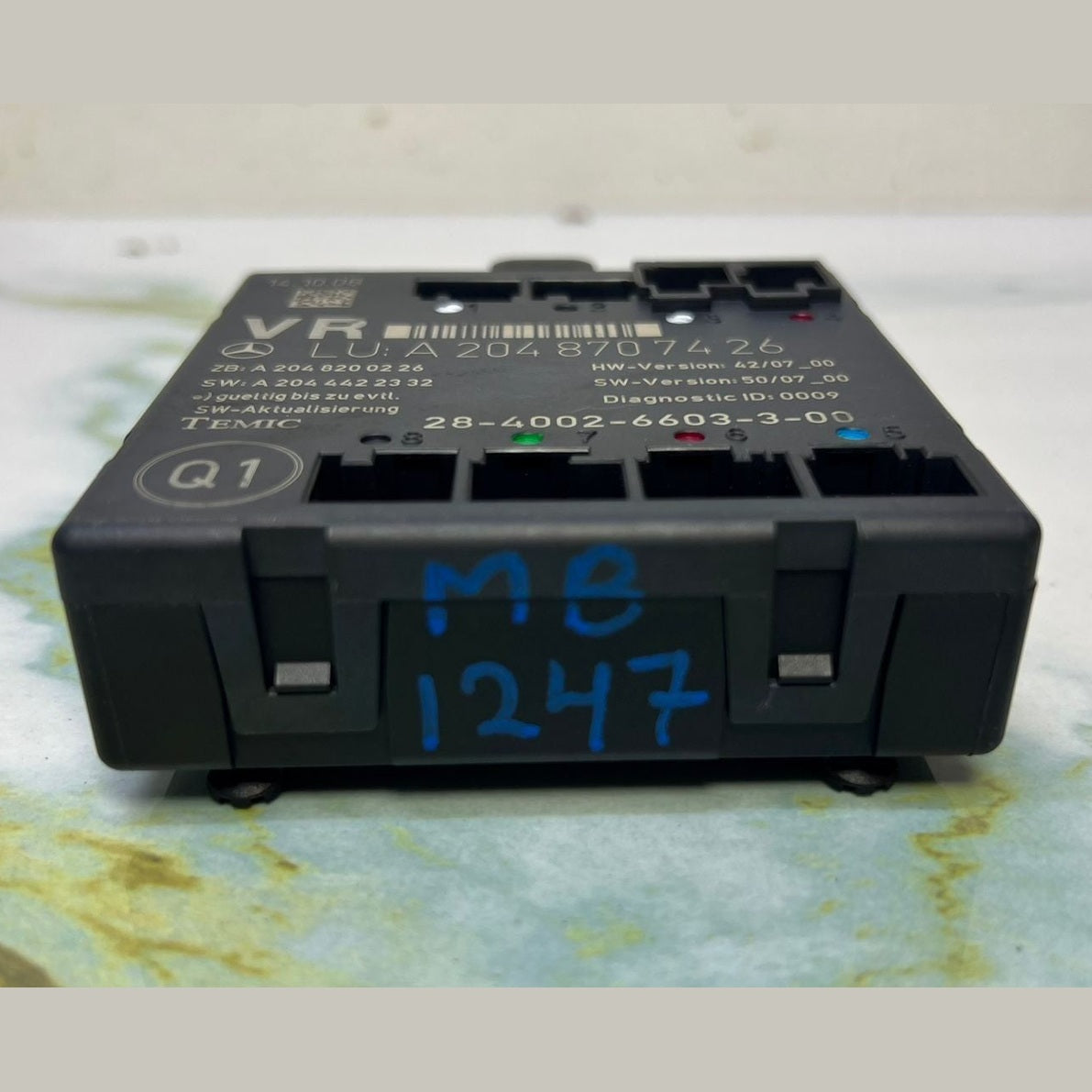 2011-2014 Mercedes-Benz C300 Front Right Door Control Module A 204 8707426 W204 