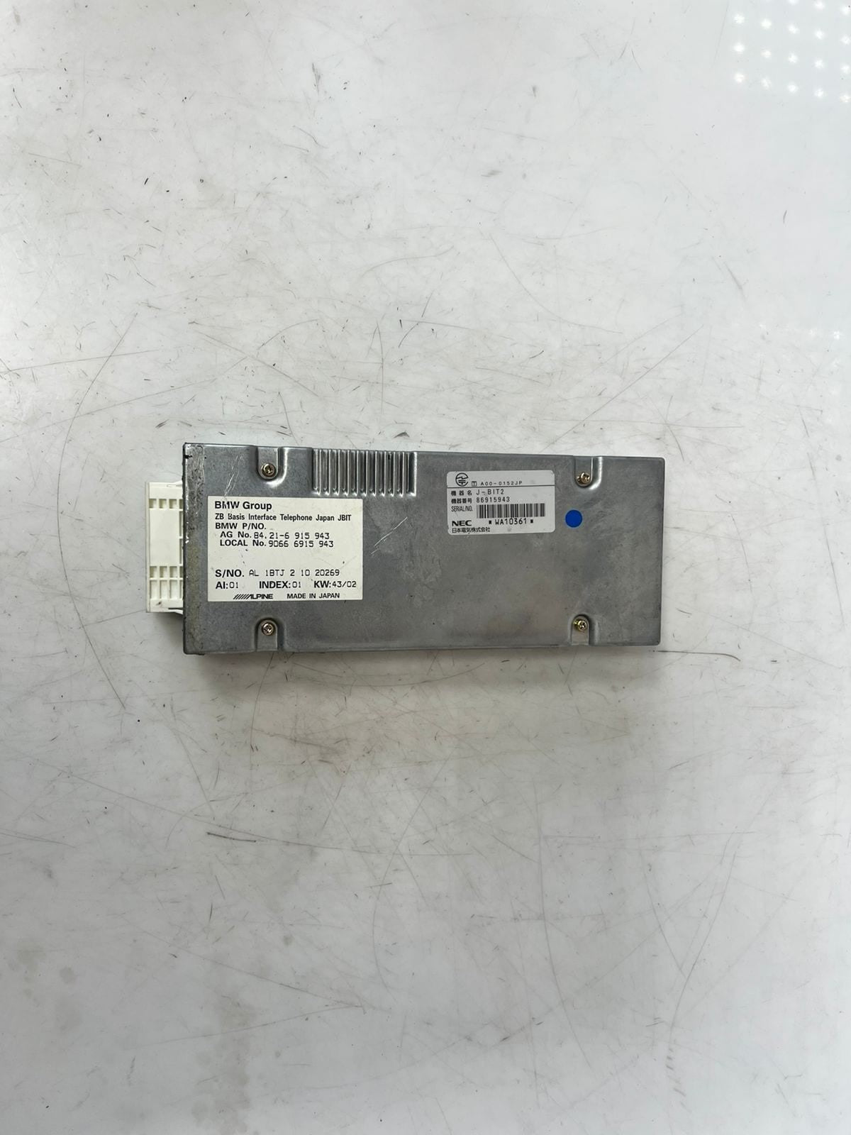 BMW 7' E65 E66 E67 X3 E83 Z4 E85 E86 JBIT Bluetooth Control Unit Module 6915943 