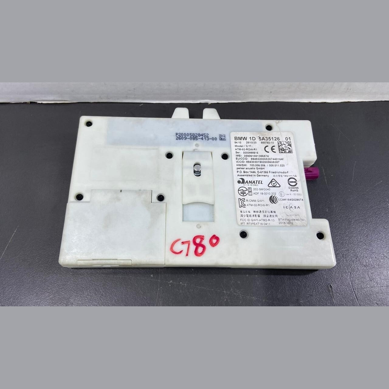 OEM BMW G80 TELEMATICS COMMUNICATION CONTROL MODULE 5A35126