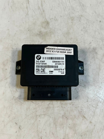 BMW 5 Series F10 F11 F12 F13 F25 F26 650i Parking Brake Control Module 6858017