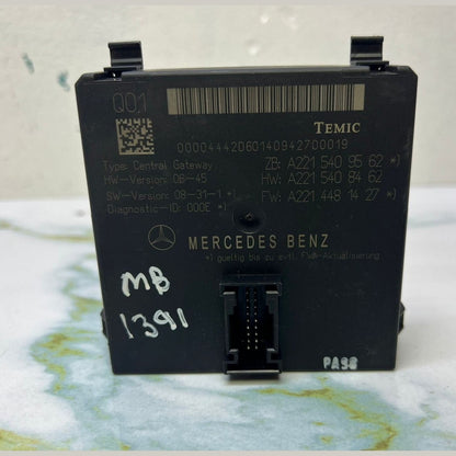 2007-2014 Mercedes-Benz S550 Gateway Control Module A221 5409562 W221 S-Class