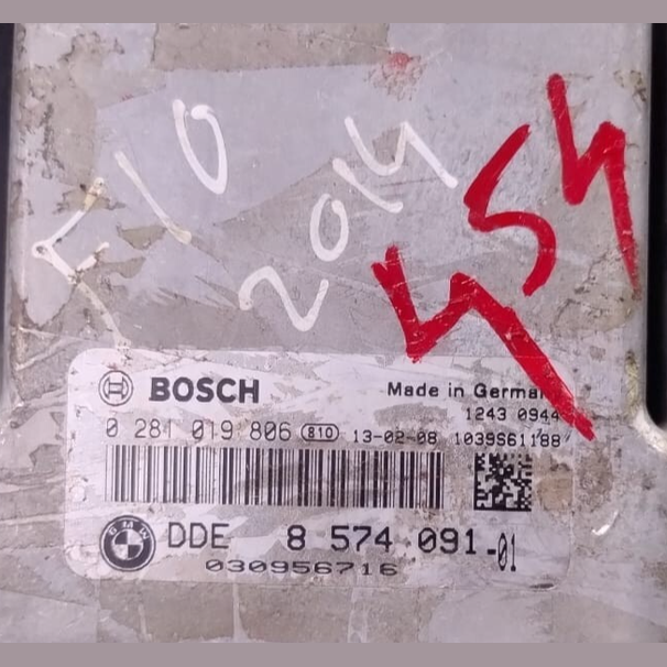 BMW 5 SERIES F10 F11  N47  ENGINE CONTROL MODULE  UNIT ECU ONLY  2014 - 8574091
