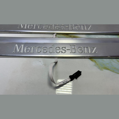 Mercedes W206 C-Class Front Entrance Trim Seal Strip Plate Cover Set A2066801801