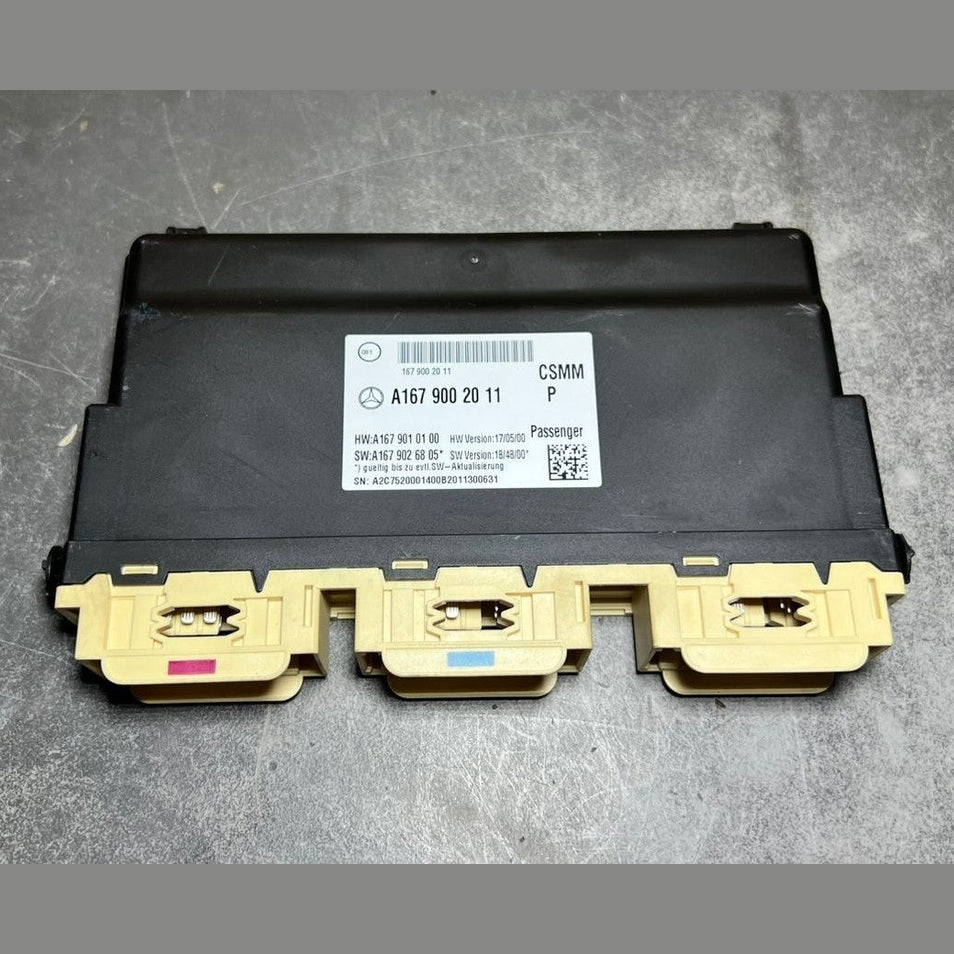 17-21 Mercedes Benz W177 A-Class Passenger Seat Control Module A167 9002011 OEM