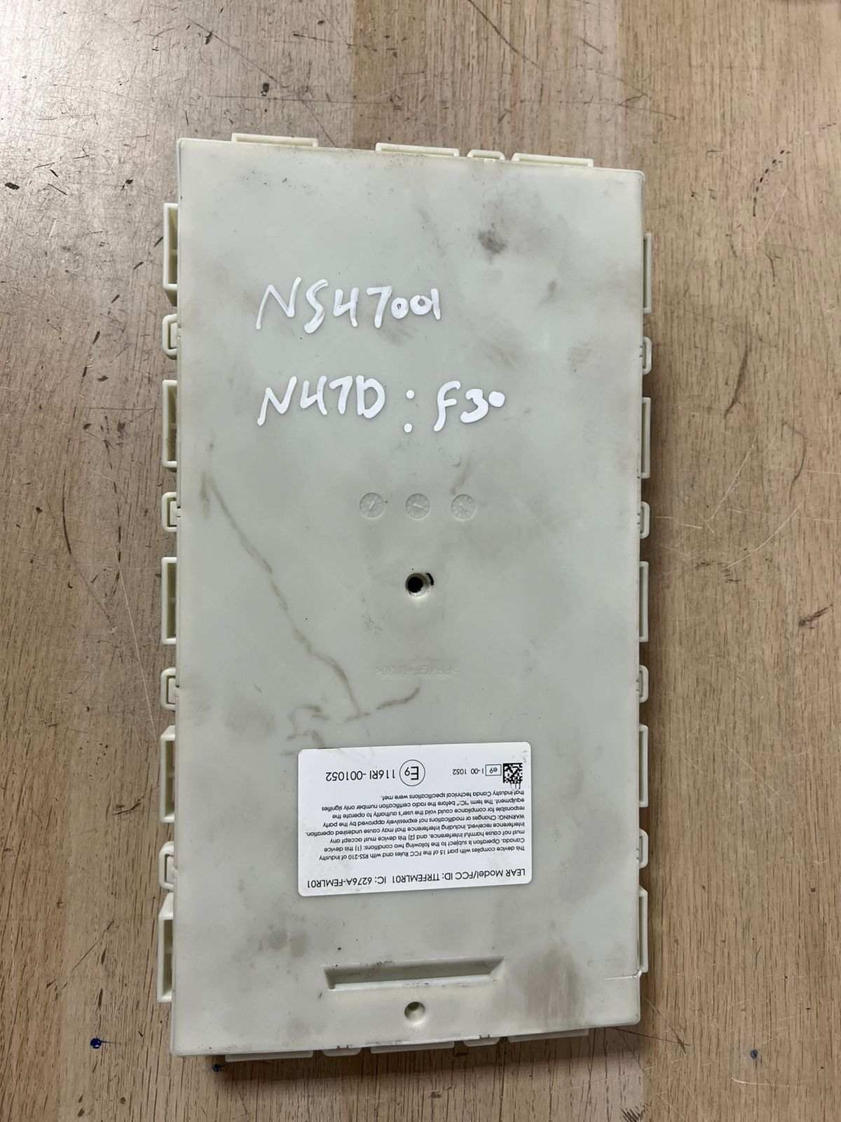 BMW F30 N47D NS47 001 Engine Control Unit ECU SET DDE + FEM + KEY 8518976