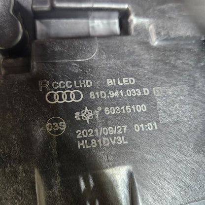 2018-2024 Audi Q2 Led Headlight Left Side 81D941033