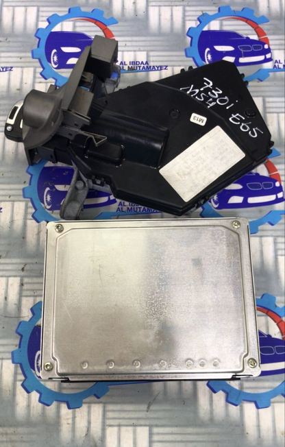 OEM BMW 730i M54B30 2005 ENGINE CONTROL UNIT ECU SET 7533651 SIEMENS