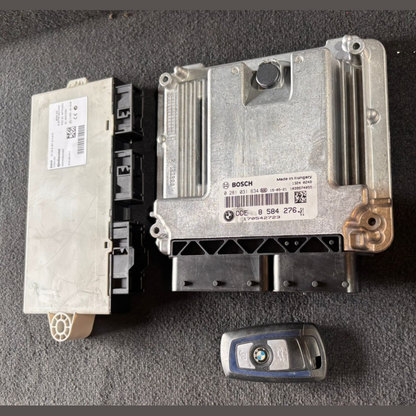BMW 320d N47 F31 ENGINE CONTROL UNIT ECU SET DDE 8584276
