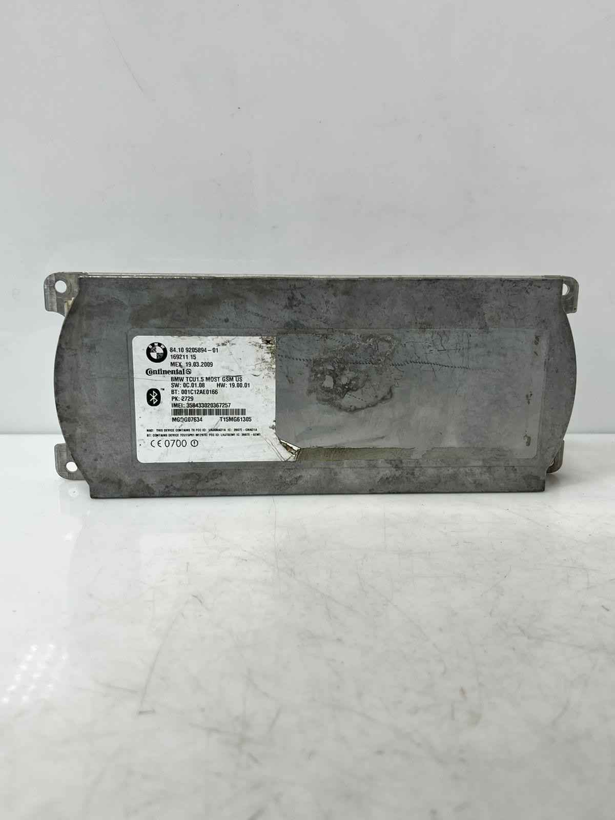 2009-16 BMW X5 135i 335d 528i 5 Bluetooth Telematics Control Module 9205894 OEM