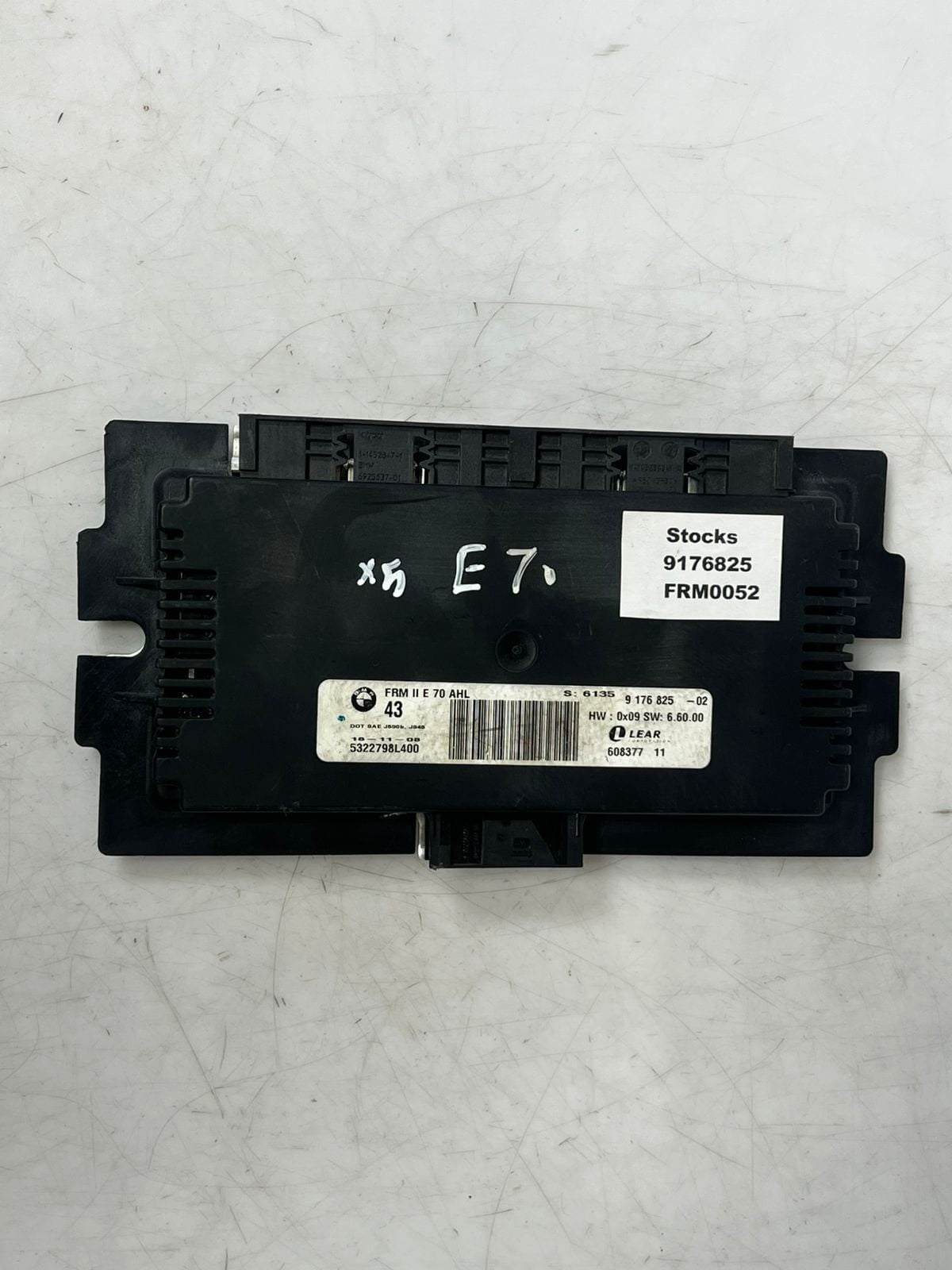 2007-2013 BMW X5 FRM2 E70 X6 E71 Footwell Light Control Module 9176825 OEM