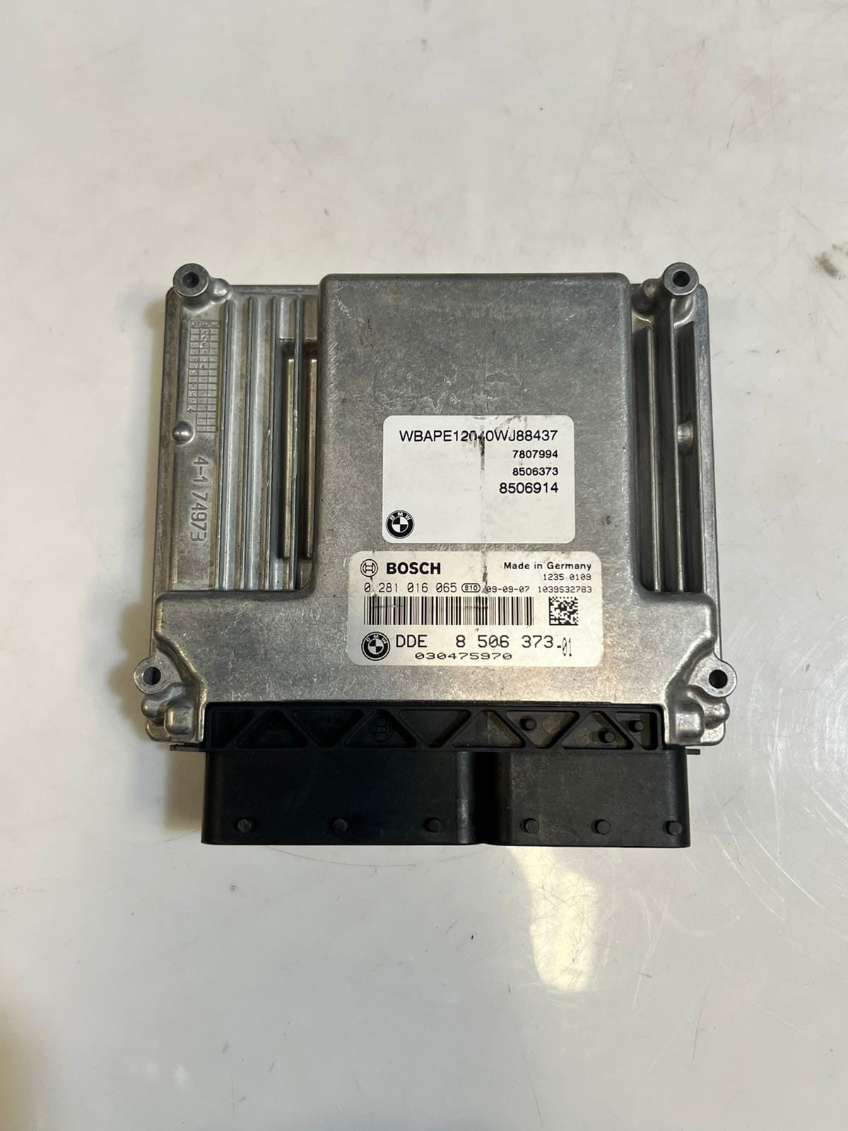 2008-2010 BMW X3 E83 N47 Engine Control Unit ECU SET DDE+ EWS+ 1KEY 8506373