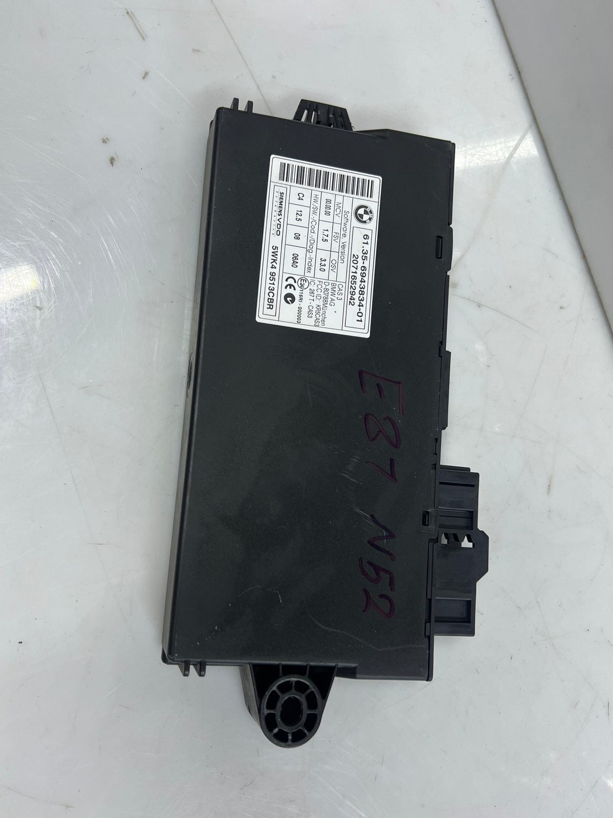 2007 BMW X5 Engine Control Module 7576297 SET