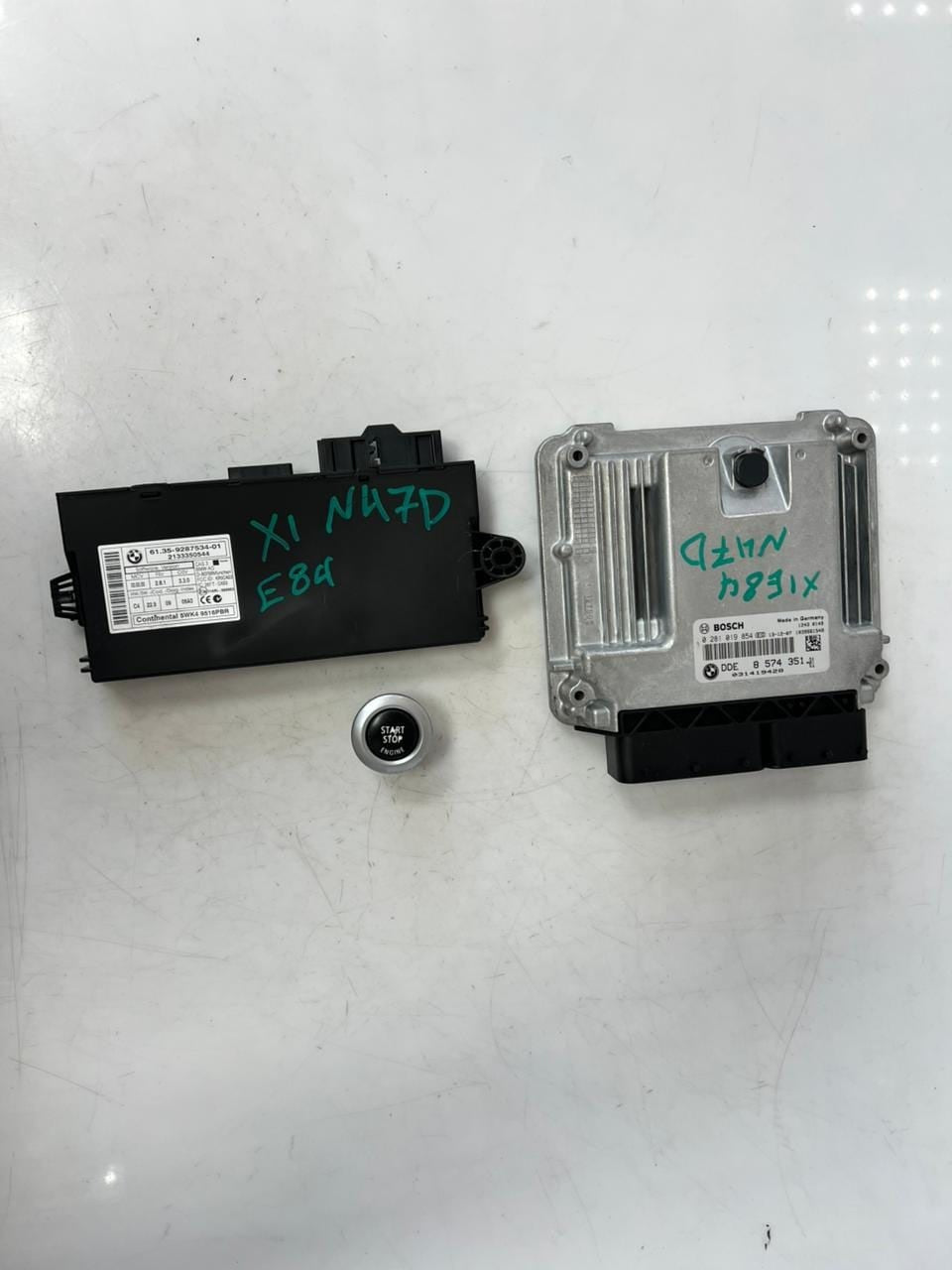 2010-2015 BMW X1 E84 N47D Engine Control Unit ECU SET DDE+ CAS3 +NO KEY 8574351