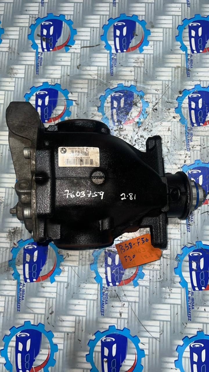 BMW F30, F31, F34, F36, 340i 440I Rear Axle Differential 7603759 R 2.81