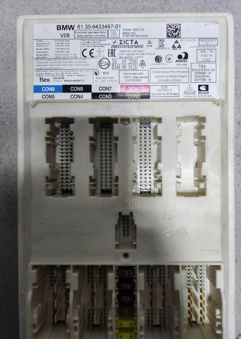 2021-2022 BMW X5 Body Control Module 9433497 X5 G05