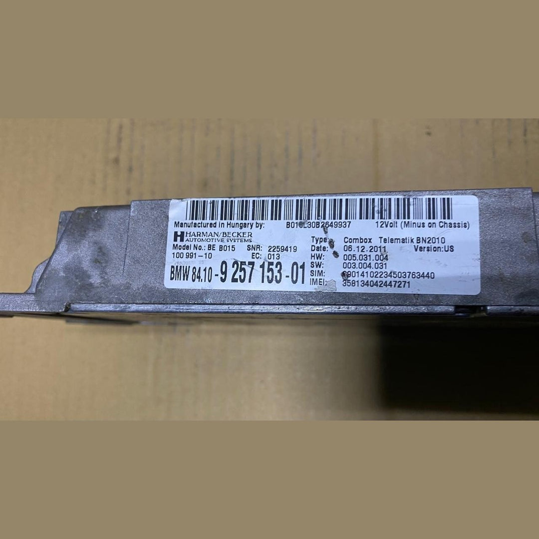 2012-2016 BMW 328 i320,335 Bluetooth Combox Telematic Control Module 9257153
