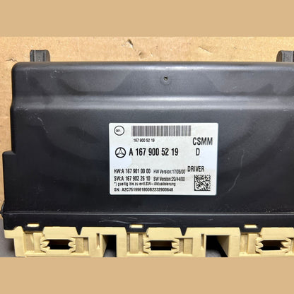 2017-2021 Mercedes Benz W167 GLE Driver Seat Control Module A167 9005219 OEM