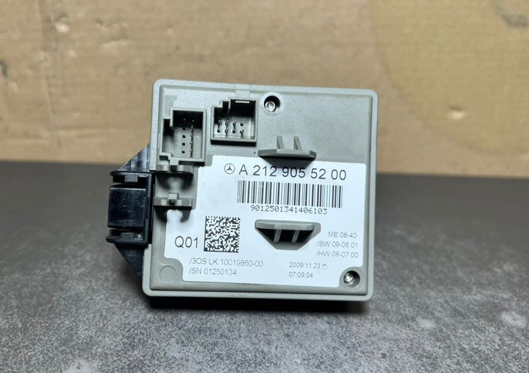 08-14 Mercedes W212 E-Class Ignition Switch Module Unit W/key A212 9055200 OEM