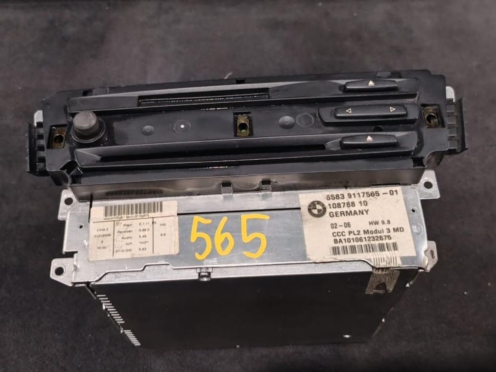 BMW 1 3 6 E64 E70 X5 X6  STEREO RECEIVER CD DISC PLAYER HEAD UNIT CCC - 9117565