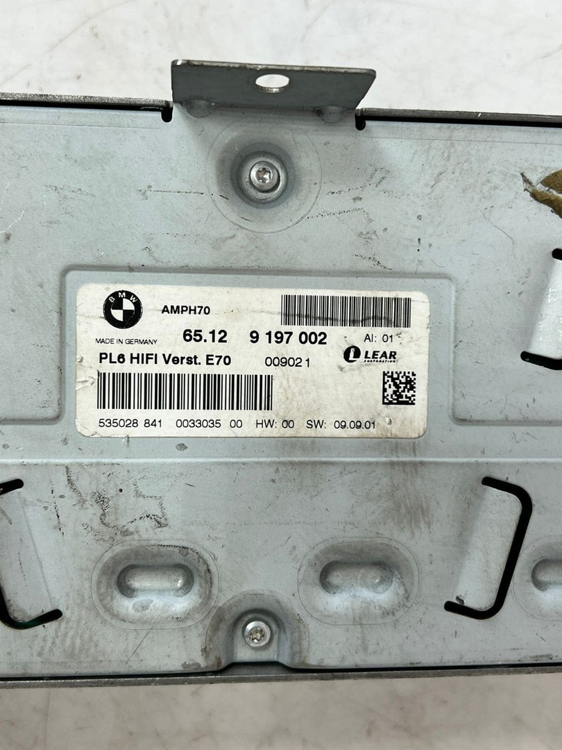 2007-2013 BMW X5  E70, 7' F01, 5' 3' Z4 E89 HIFI Audio Amplifier 9197002 OEM