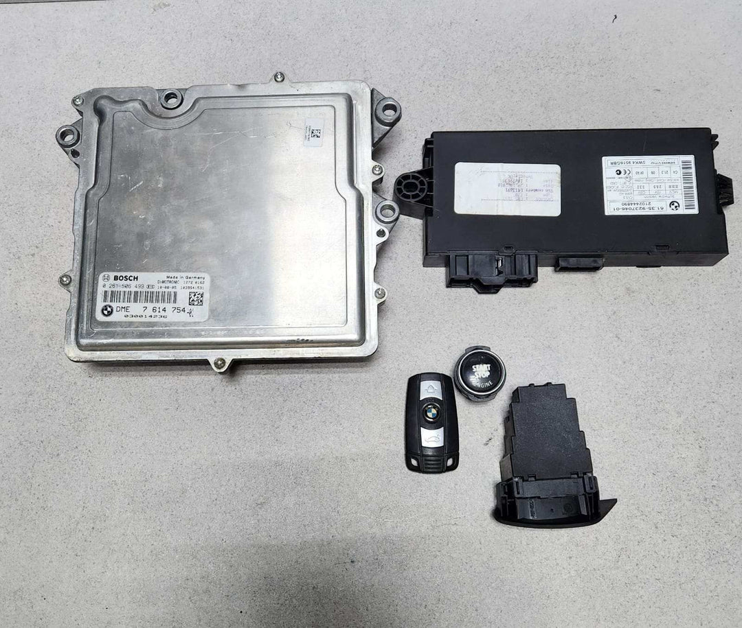 2011 BMW X5 E70 3.5i Engine Control Module DME 7614754 535i X5 E70 ECU SET