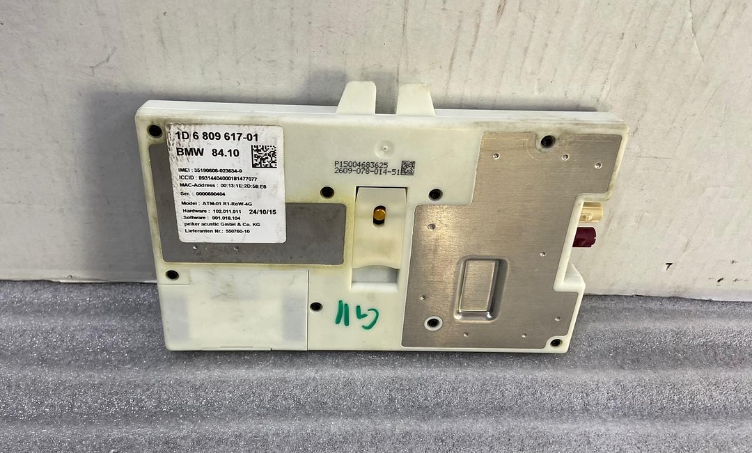 OEM BMW G11 ROOF ANTENNA BODY DOMAIN COMPUTER MODULE 6809617