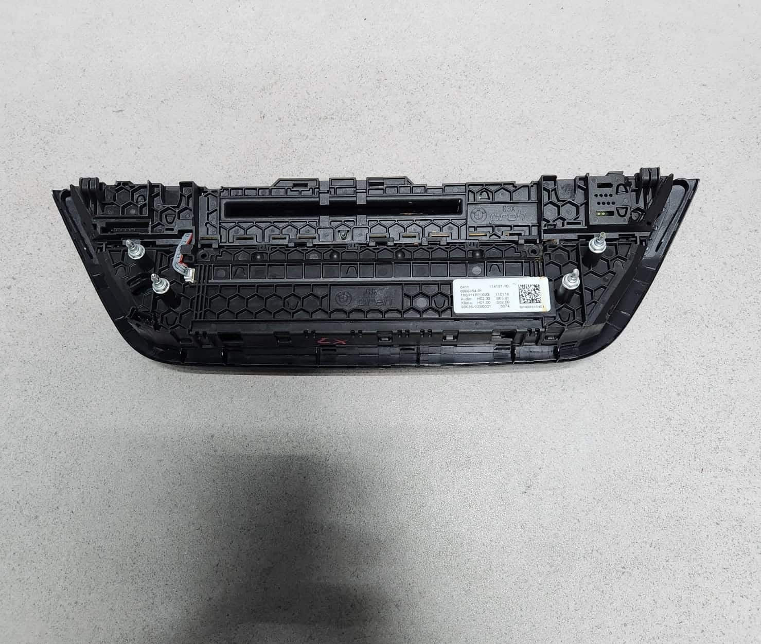 2018-2021 BMW X3 Ac Climate Control Panel 6999454 X3 G01 and X4 G02
