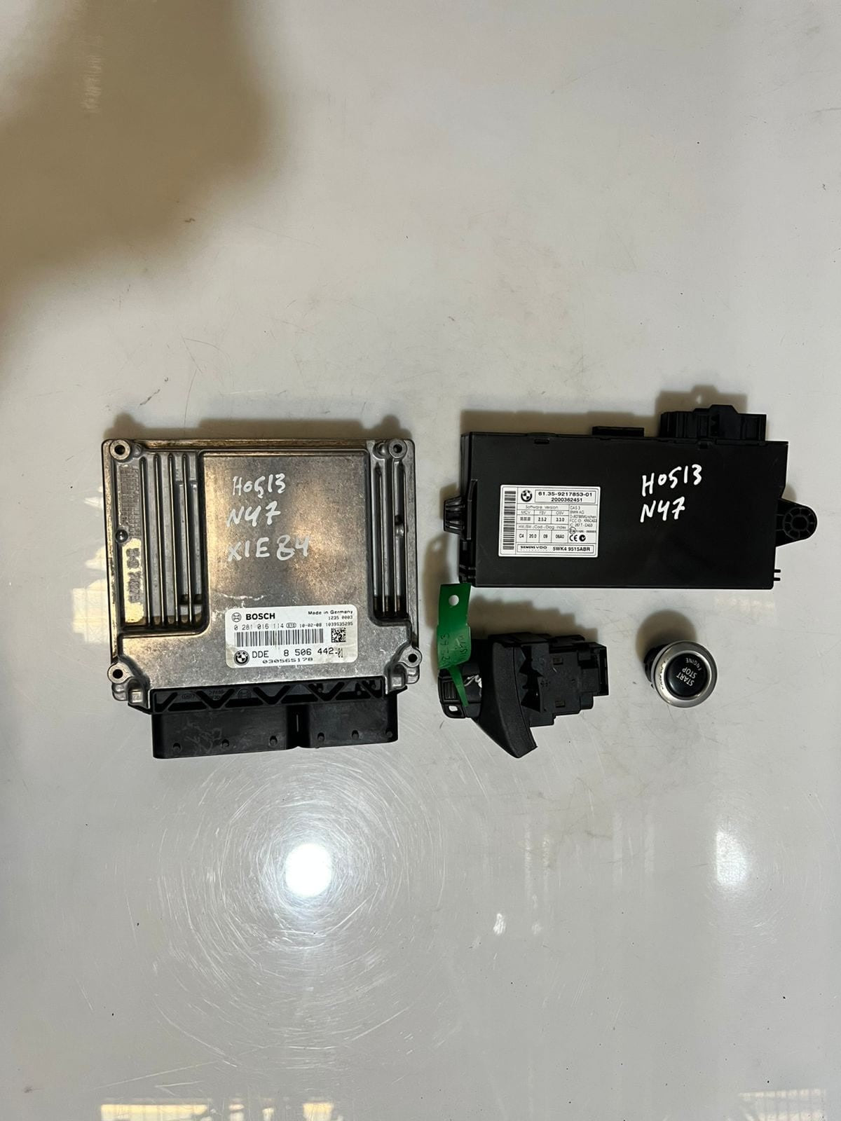 2010-2015 BMW X1 E84 N47 Engine Control Unit ECU SET DDE+ CAS3+ 1KEY 8506442