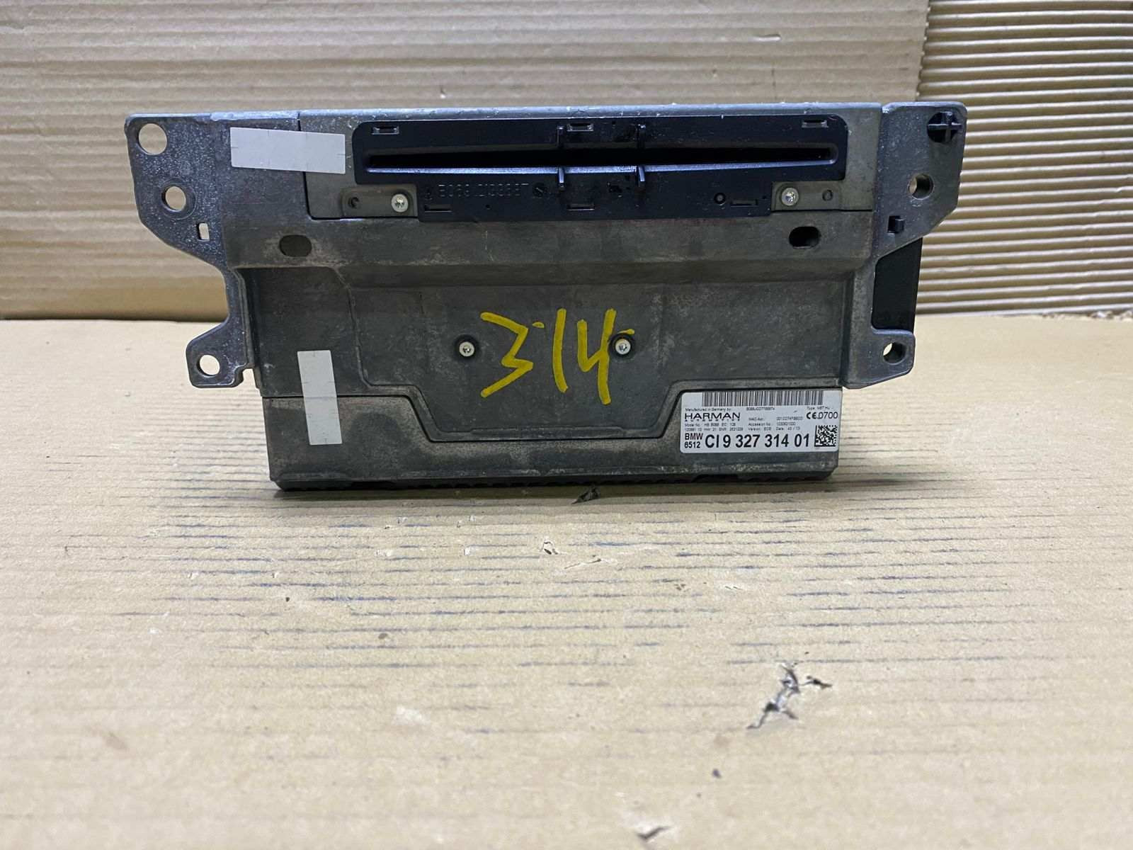 2010-2017 5 Series F10 F11 F30 X3 X4 Head Unit 9327314 Radio Navigat NBT HU