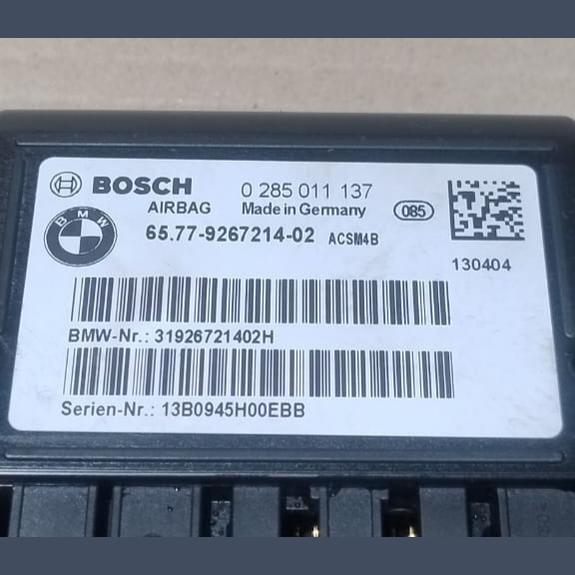 BMW F20 F21 F22 F30 F31 F32 F33 F34 SRS CONTROL UNIT SAFETY MODULE ECU 9267214