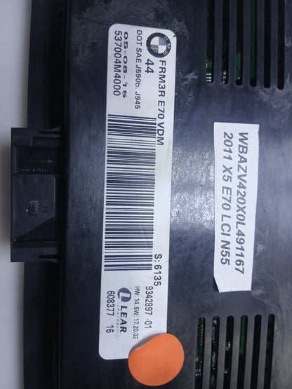 BMW 2007-2013 X5 E70 and X6 E71 Footwell Light Control Module FRM 9342897 OEM