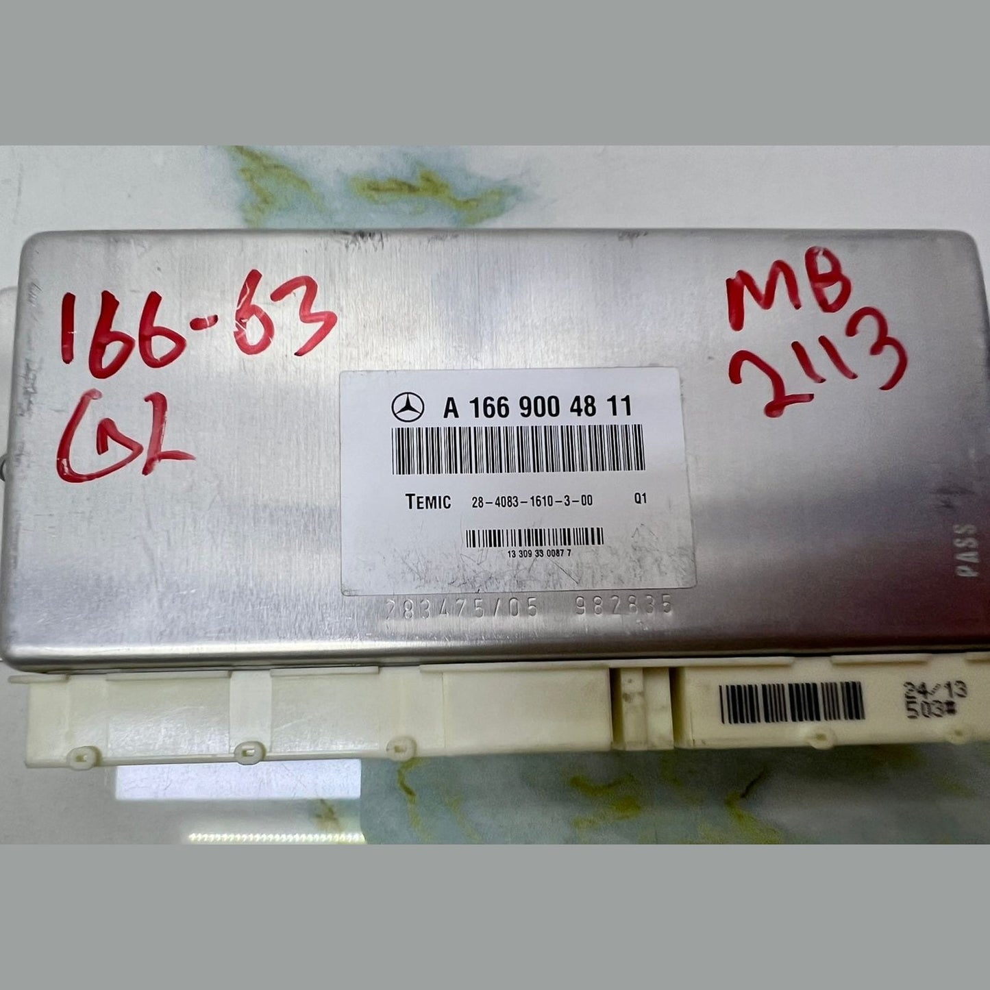 13-16 Mercedes GL63 AMG Air Suspension Control Module A1669004811 GL-Class W166