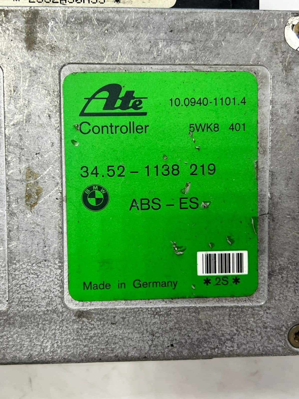 1994-1995 BMW E36 M3 series Abs Control Module UNIT 1138219 OEM