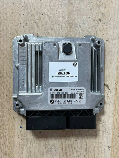 BMW F30 N47D NS47 001 Engine Control Unit ECU SET DDE + FEM + KEY 8518976