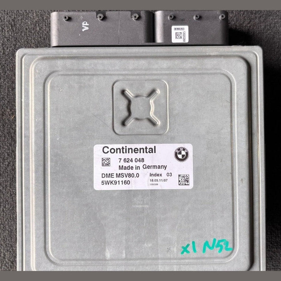 BMW  X1 E84 N52 ENGINE CONTROL UNIT MODULE ECU ONLY - 7624048