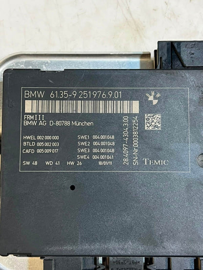 2011-2015 BMW F01 F02 F07 F10 F11 F25 528i 535i FRM3 Footwell Module 9251976 OEM