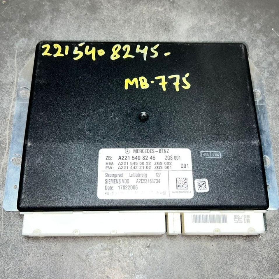07-13 MERCEDES W221 S-CLASS AIR SUSPENSION CONTROL UNIT MODULE A221 5408245 OEM
