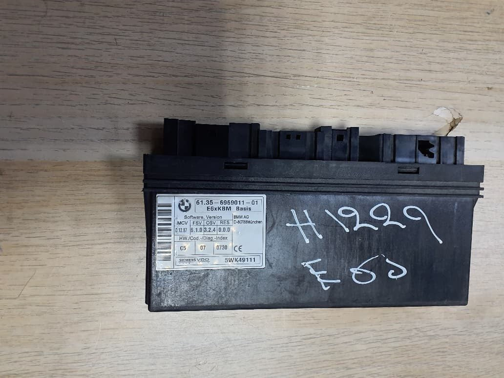 BMW E60 E61 Body Control Module Junction Box 6969011 01 5wk49111 Siemens