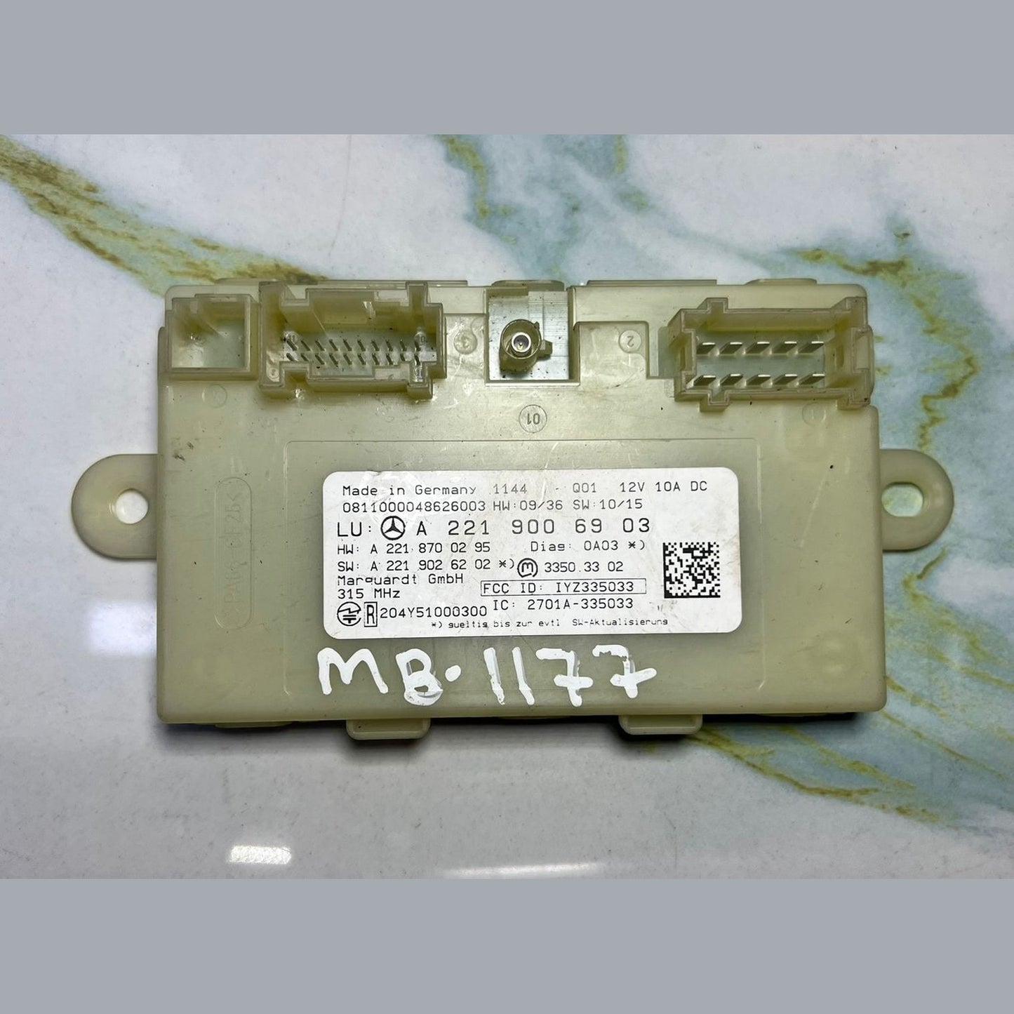 10-14 Mercedes S550 Keyless Go Control Module A2219006903 W221 S-Class and C216 