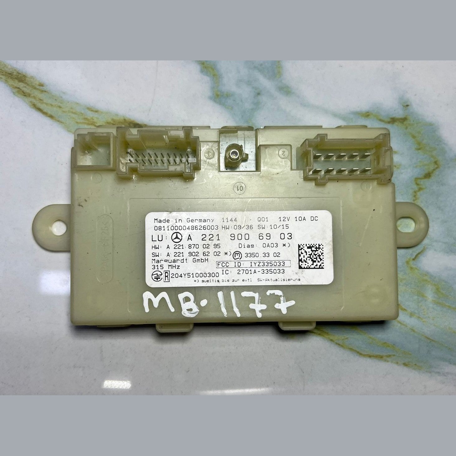 10-14 Mercedes S550 Keyless Go Control Module A2219006903 W221 S-Class and C216 