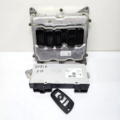 2013 BMW 5 Series F30 F31 N20 184HP Engine Control Unit DME Key Set 8606777