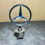 قم بتحميل الصورة إلى عارض الصور، Front Hood Ornament Mounted Star Emblem For Mercedes-Benz C E S AMG Silver Logo